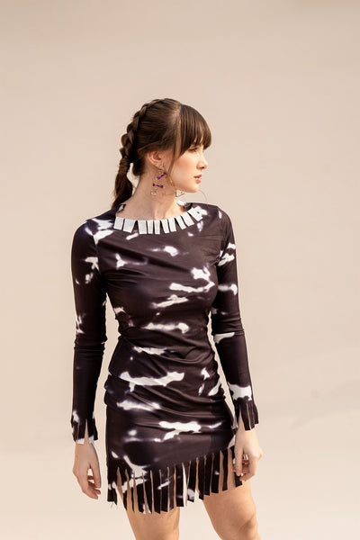 Tie dye Ribbed Dress