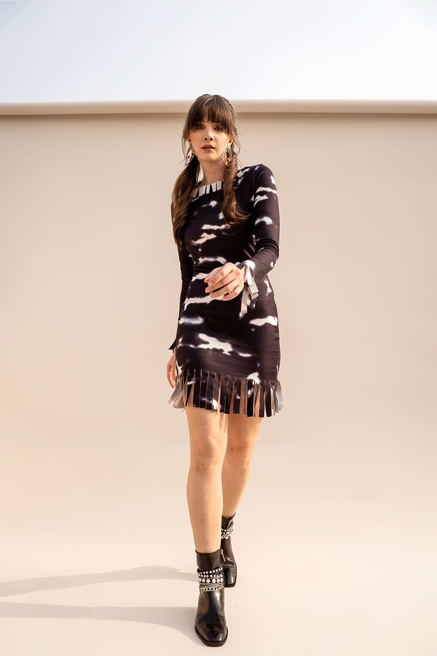 Tie dye Ribbed Dress
