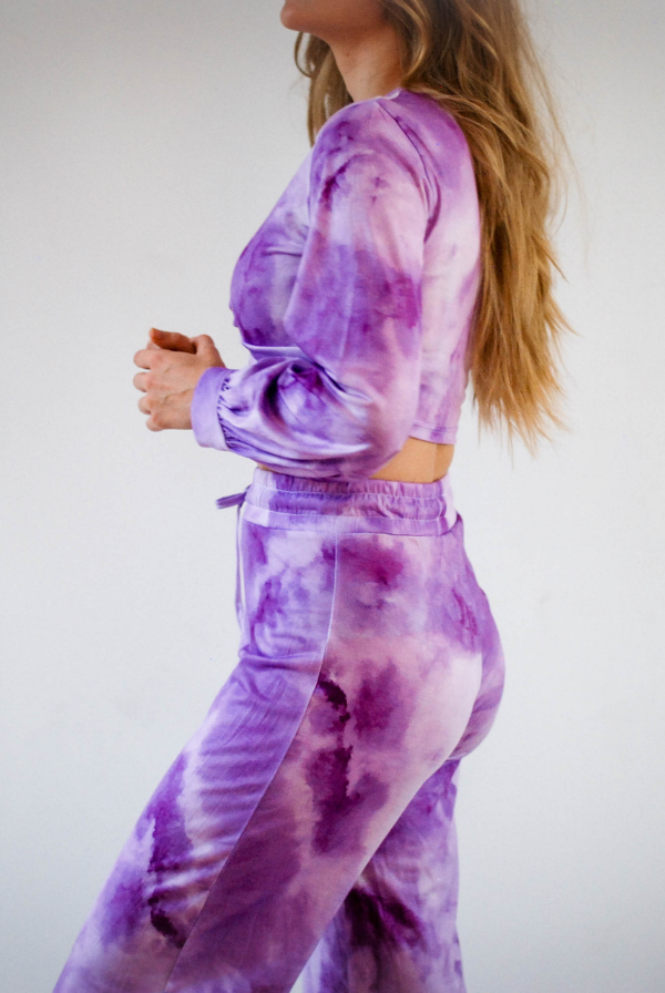 Tie Dye Kick Flare Festival Cord Set