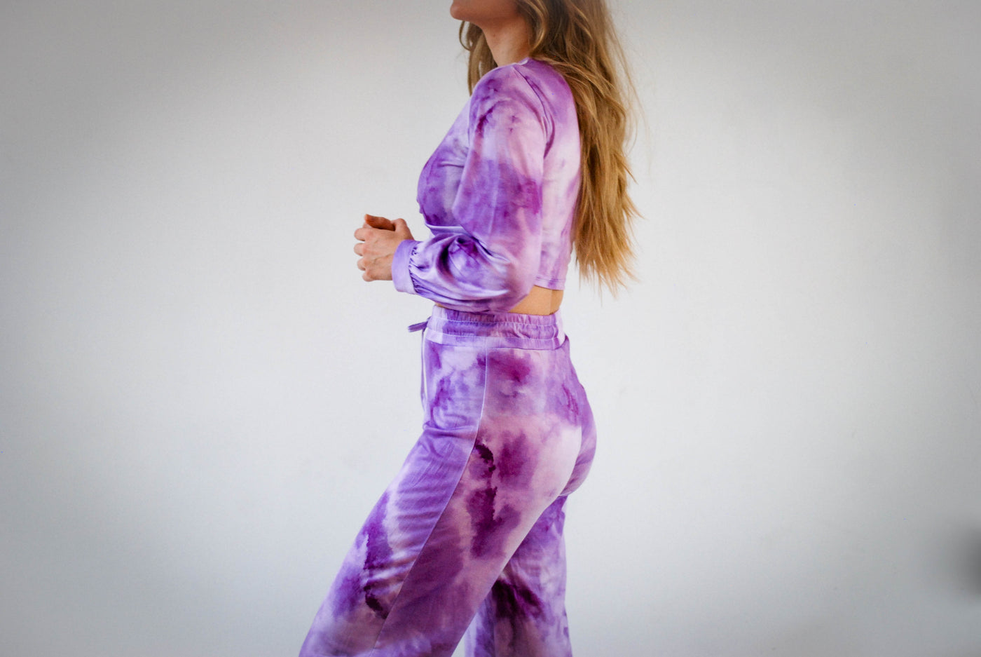 Tie Dye Kick Flare Festival Cord Set